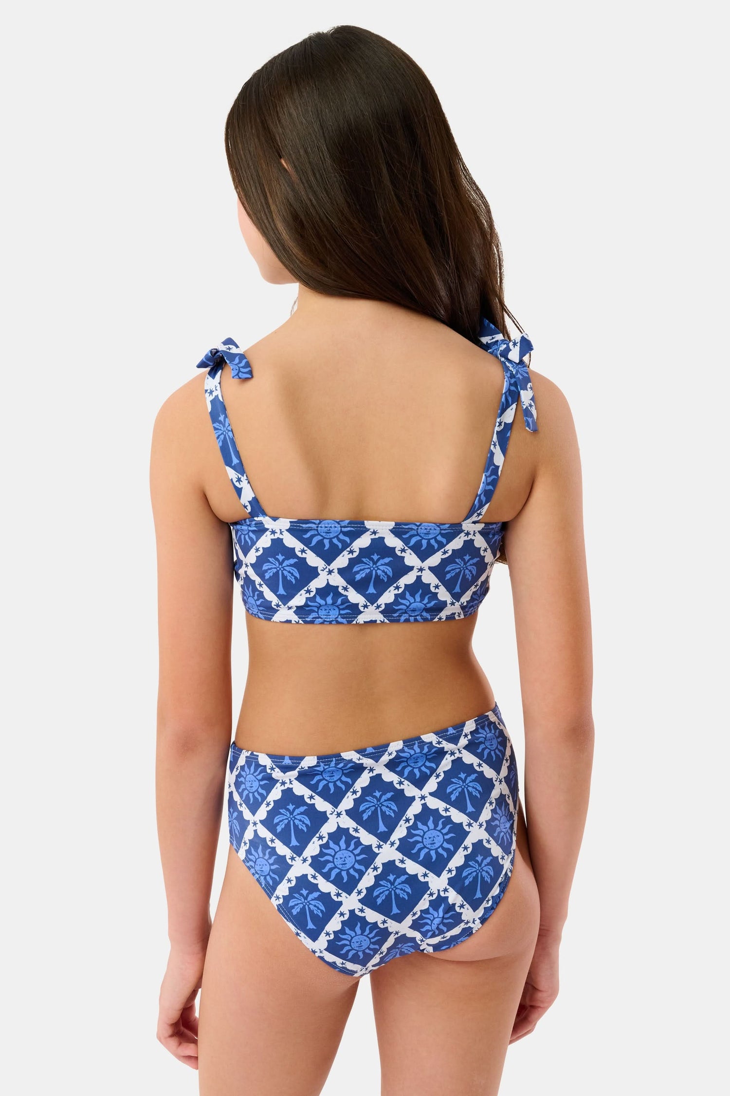 Roller Rabbit Navy Kids Sunny Days Cora Bikini