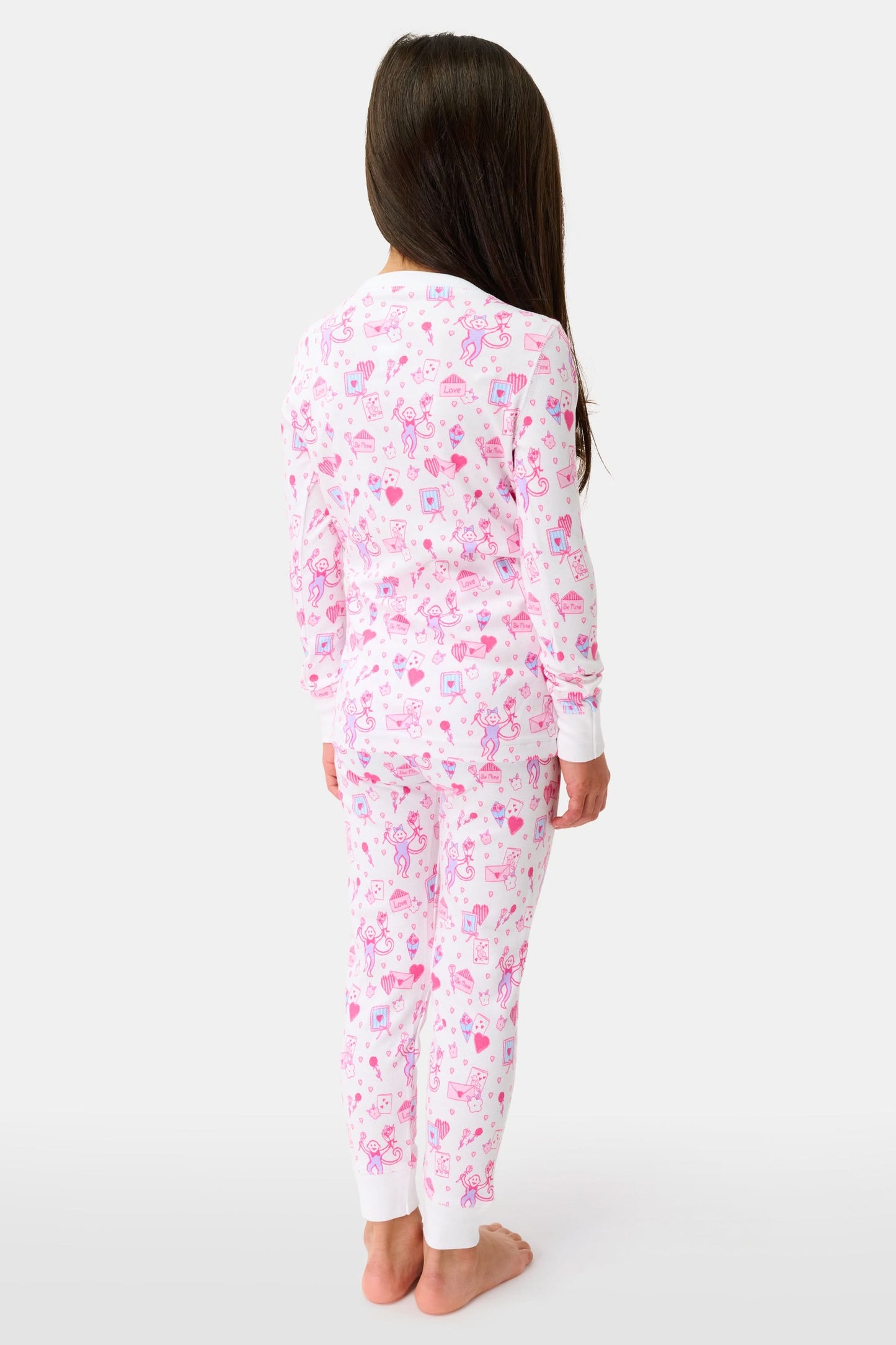 Roller Rabbit Pink Kids Love Letters Juniper Pajamas