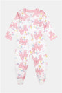Roller Rabbit Pink Sugar Infant Doily Beaux Zipper Footie