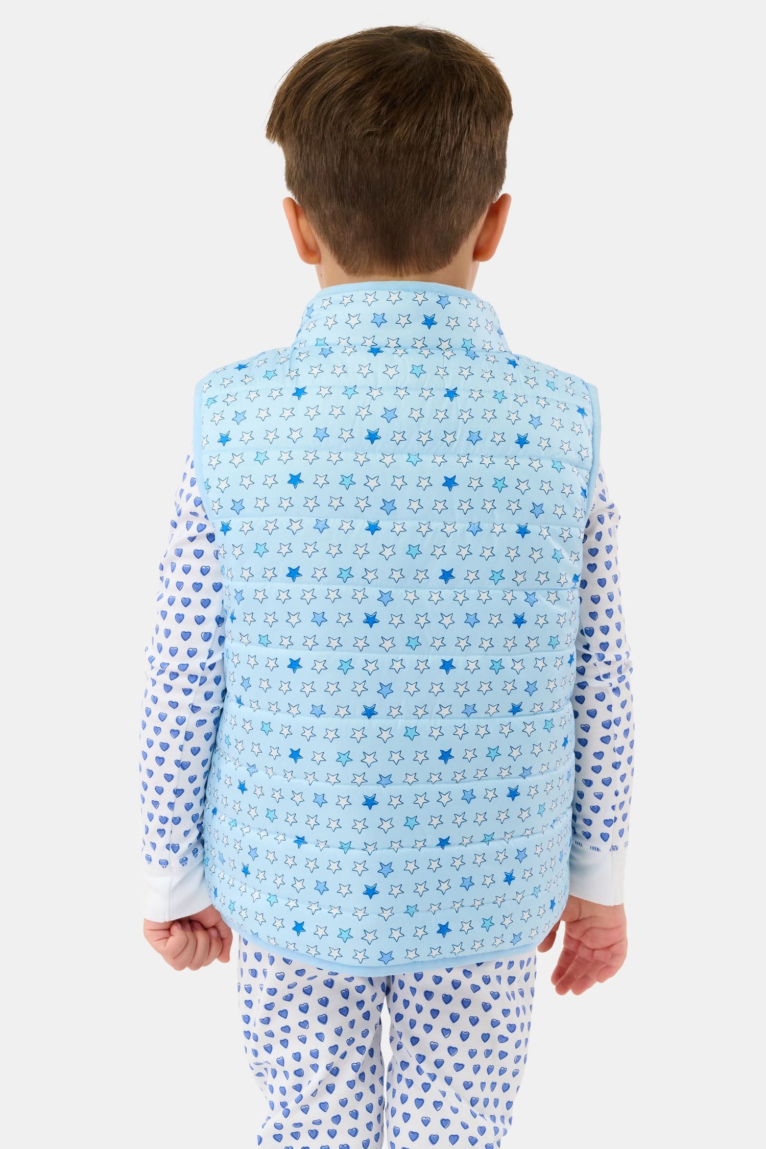 Roller Rabbit Blue Kids Pop Stars Kiana Puffer Vest