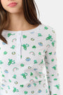 Roller Rabbit Green Kids Luck O' The Monkey Pajamas