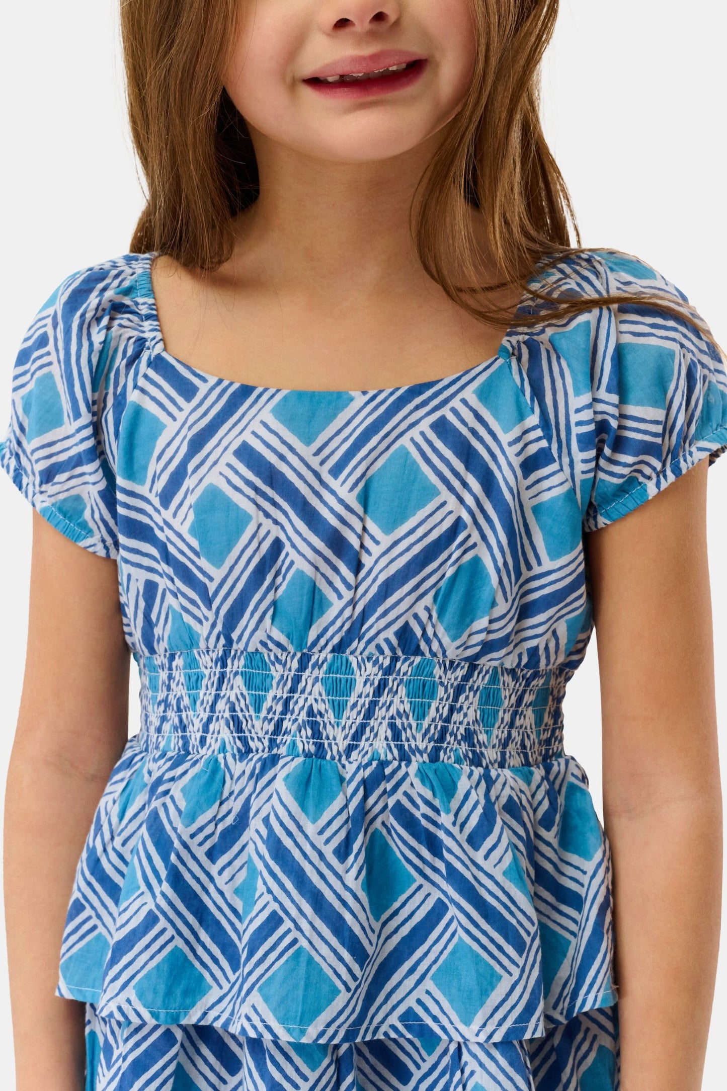 Roller Rabbit Blue Kids Liana Alana Dress