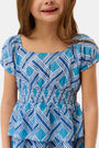Roller Rabbit Blue Kids Liana Alana Dress