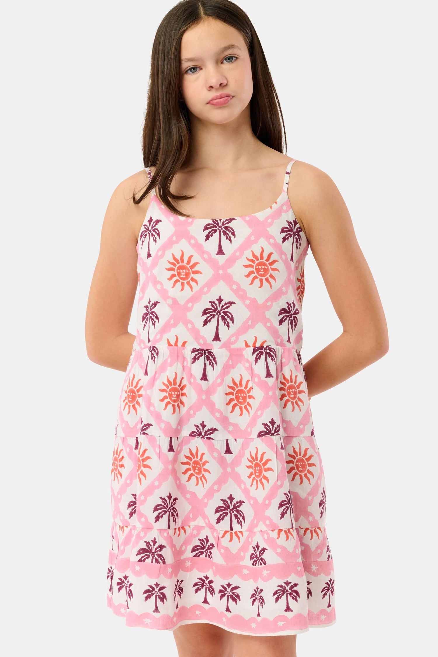 Roller Rabbit Pink Kids Sunny Days Britt Dress
