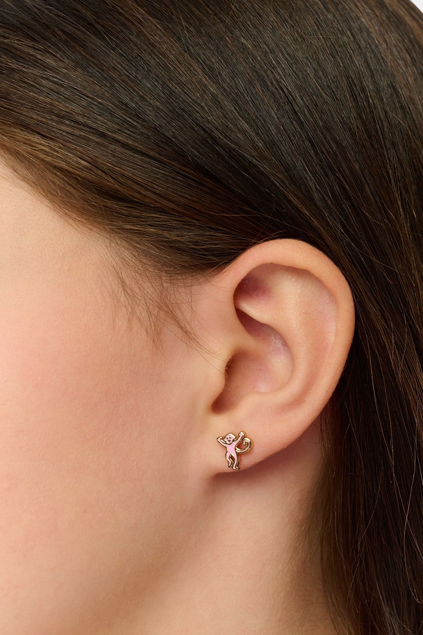 Roller Rabbit Pink/Green ICON PARTY EARRING PACK