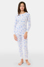 Roller Rabbit Blue Kids Penguin Party Pajamas