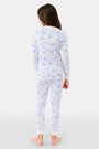 Roller Rabbit Blue Kids Penguin Party Pajamas