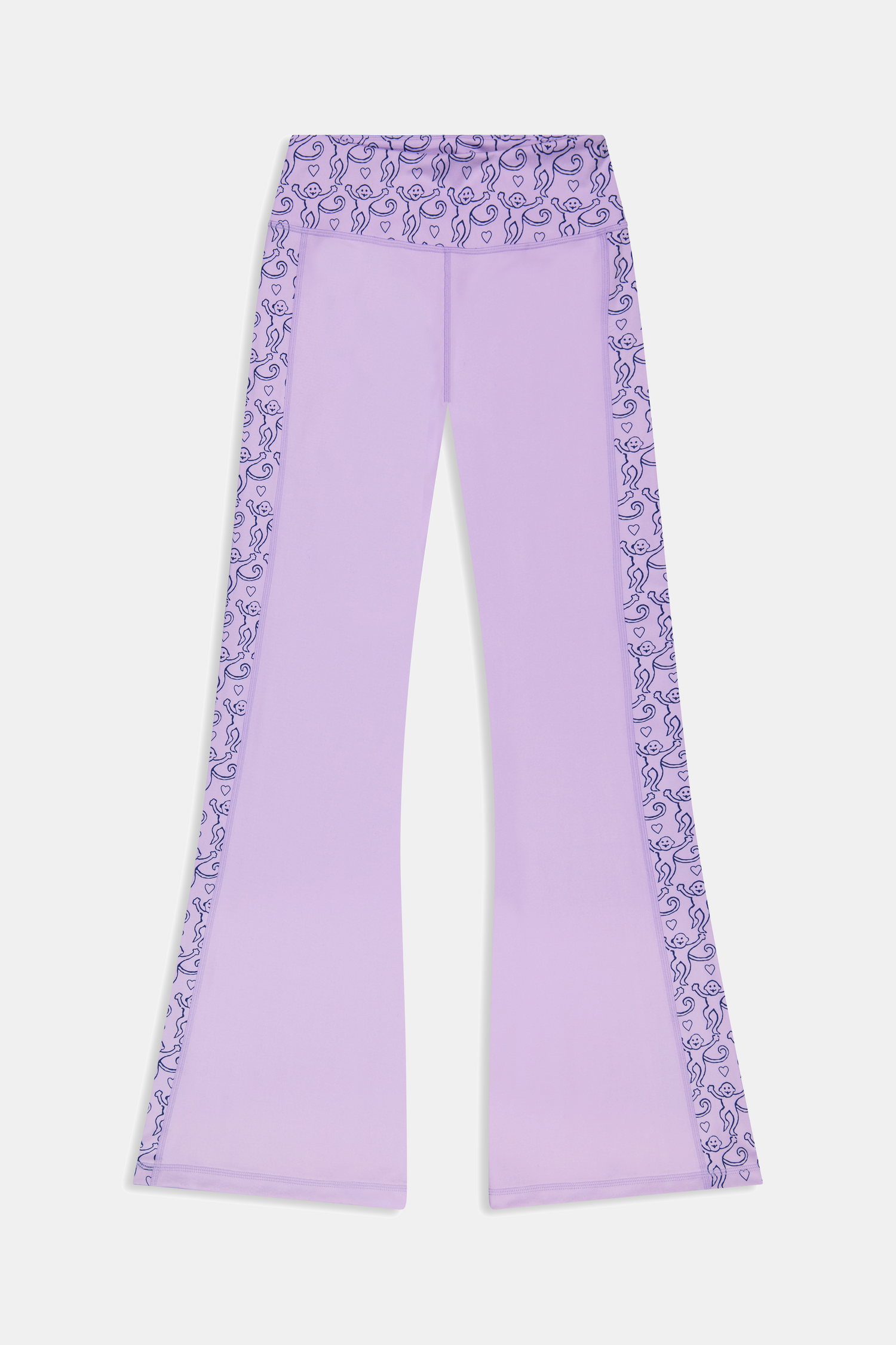 Roller Rabbit Lavender Lovely Monkey Ally Flared Leggings