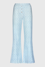 Roller Rabbit Light Blue Jemina Hearts Pointelle Michelle Pant