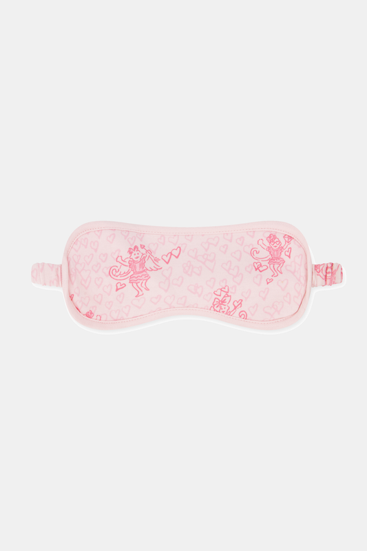 Roller Rabbit Blush Cupid's Kiss Eye Mask