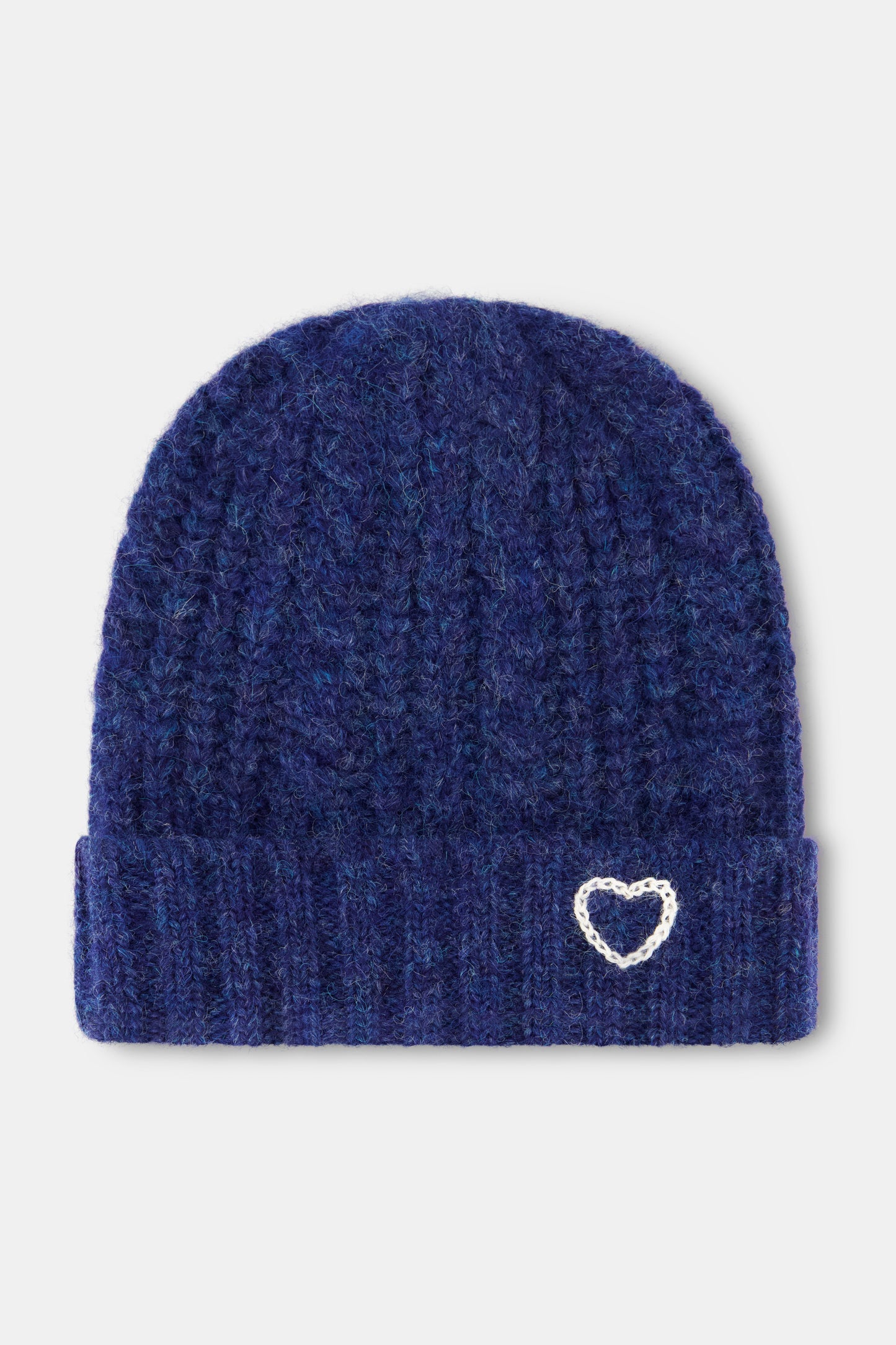 Hearts Embroidery Beanie