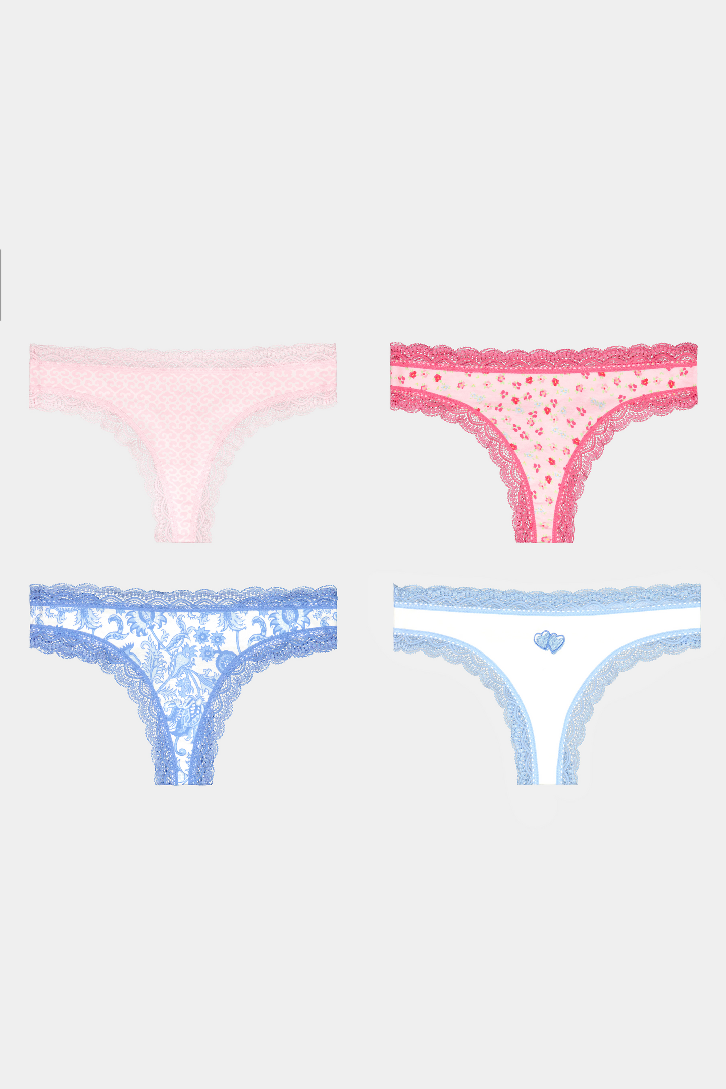Pastel Core Thong 4 Pack