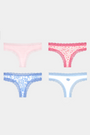 Pastel Core Thong 4 Pack