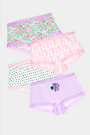 Roller Rabbit Mixed Icon Boyshort 4 Pack