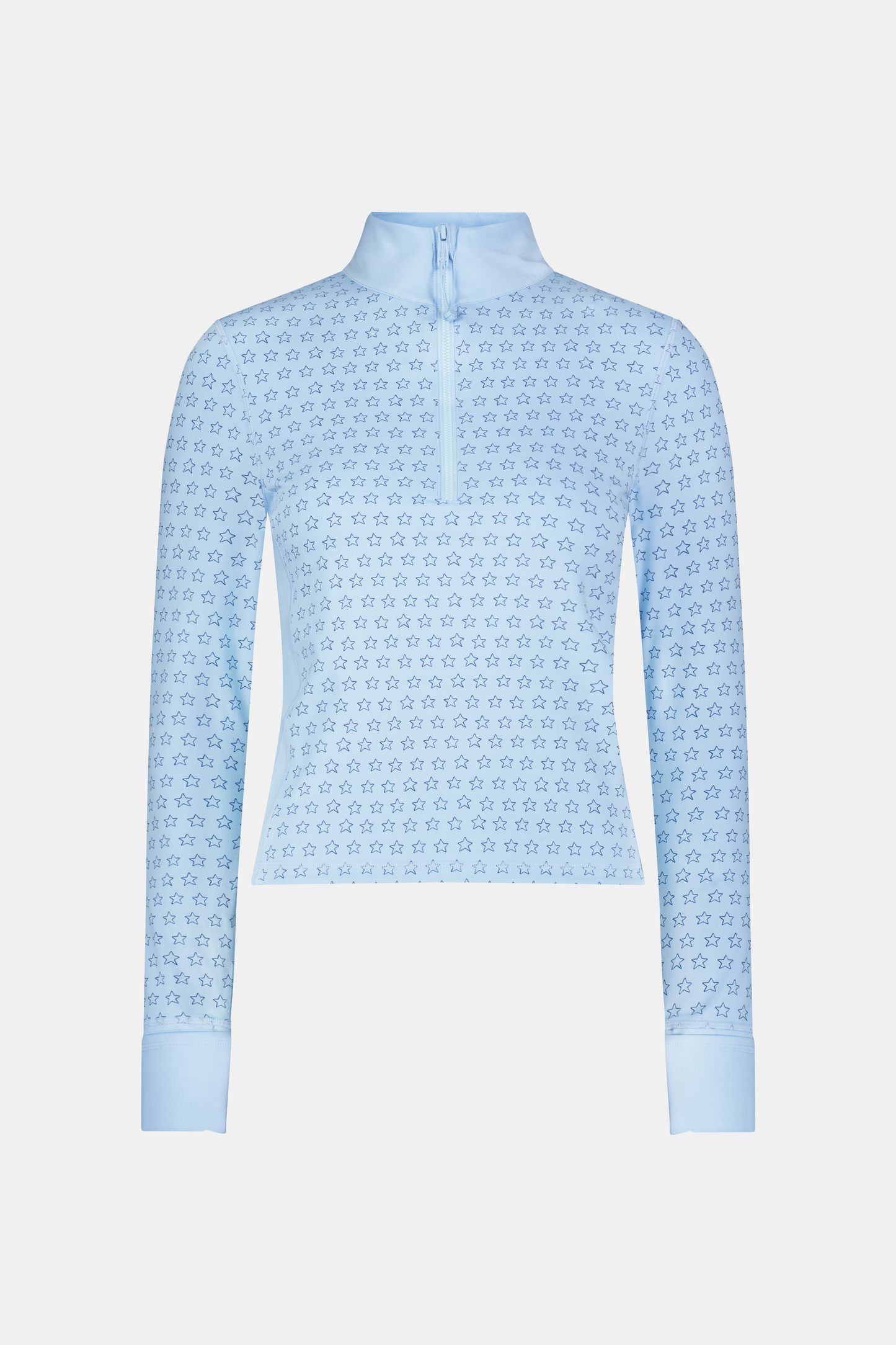 Roller Rabbit Ice Blue Stars Celia Quarter Zip