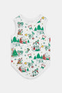 ROLLER RABBIT GREEN  Snow Village Dog Pajamas