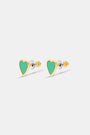 Roller Rabbit Pink/Green ICON PARTY EARRING PACK
