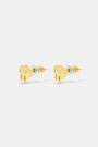 Roller Rabbit Pink/Green ICON PARTY EARRING PACK