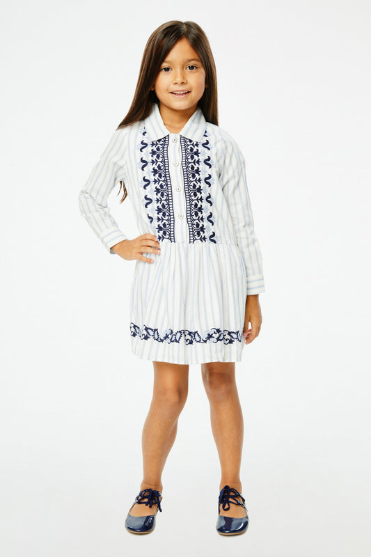 Roller Rabbit Kids Edessa Embroidered Emilene Dress