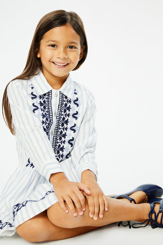 Roller Rabbit Kids Edessa Embroidered Emilene Dress