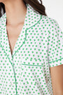 Roller Rabbit Emerald Hearts Polo Pajamas
