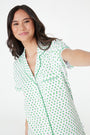 Roller Rabbit Emerald Hearts Polo Pajamas