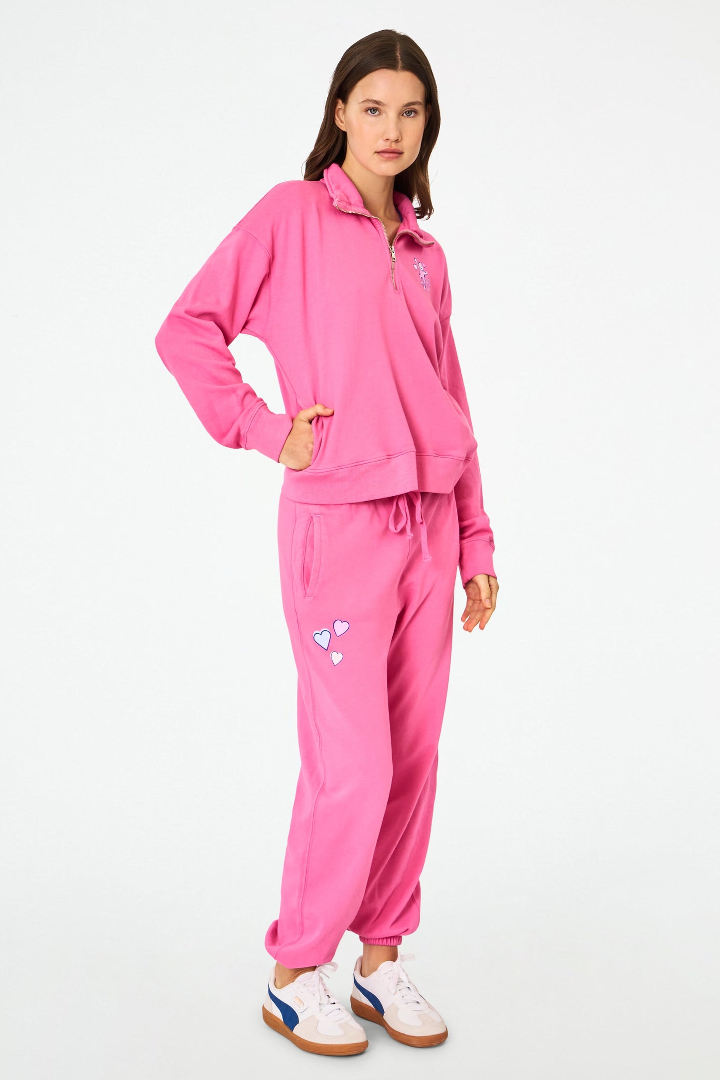 Roller Rabbit Berry Monkey Love Sweatpants