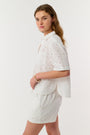 Roller Rabbit White Floral Eyelet Cody Shorts