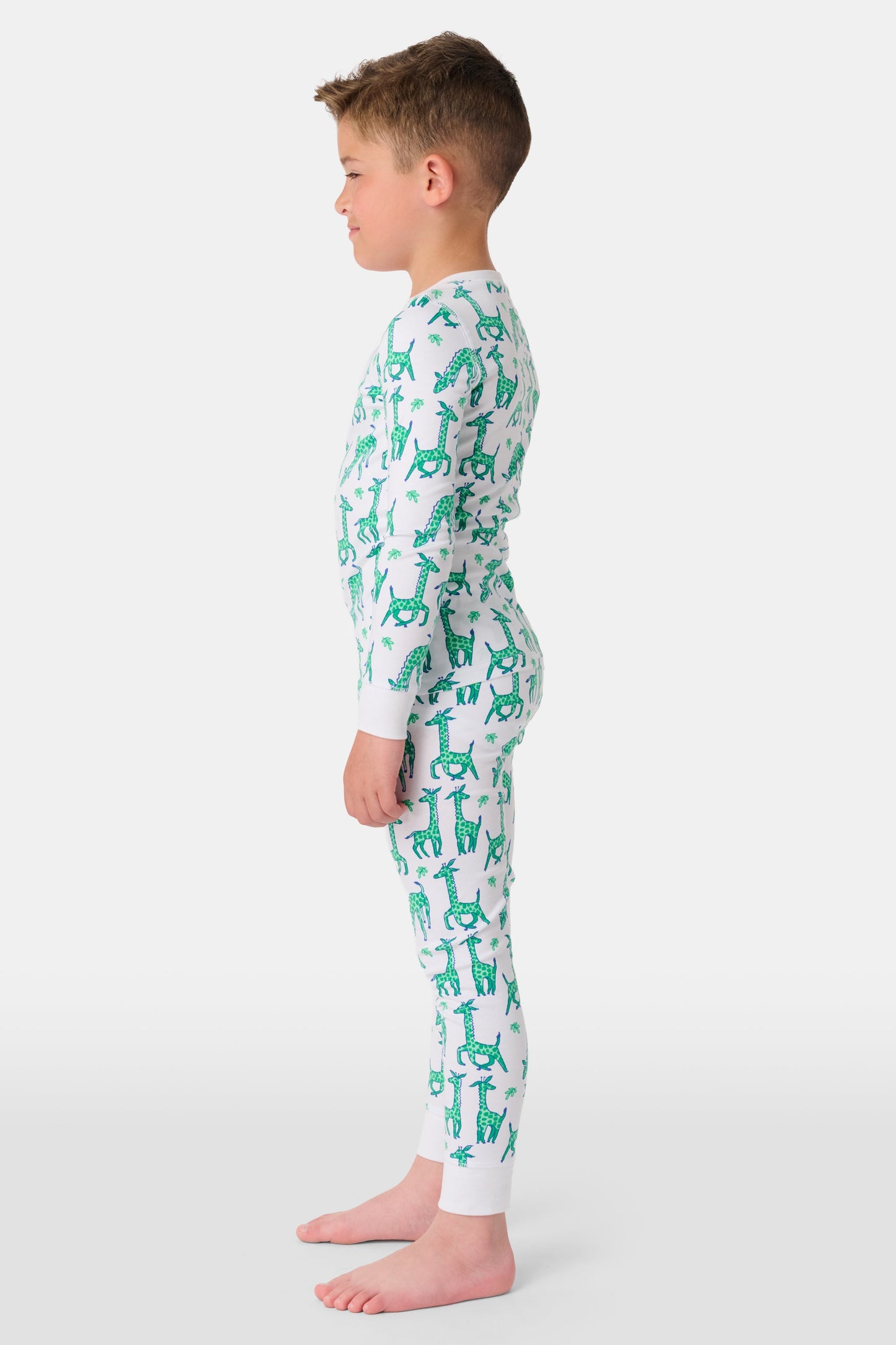 Roller Rabbit Green Kids Gigi Giraffe Pajamas