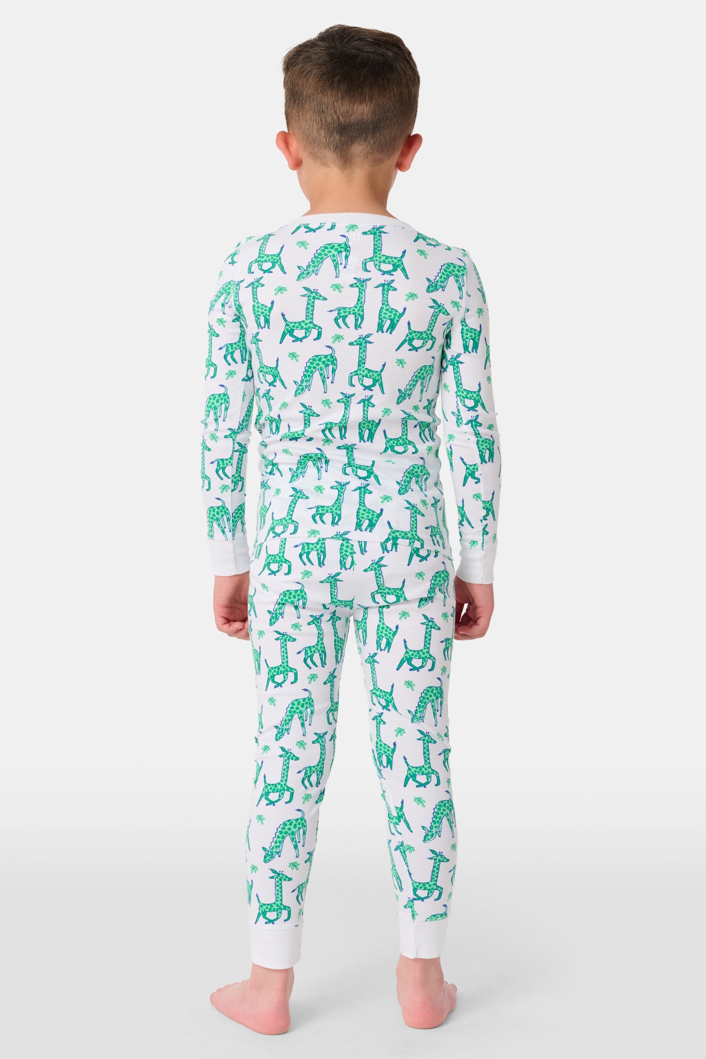 Roller Rabbit Green Kids Gigi Giraffe Pajamas