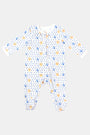Infant Festival Of Lights Zipper Footie