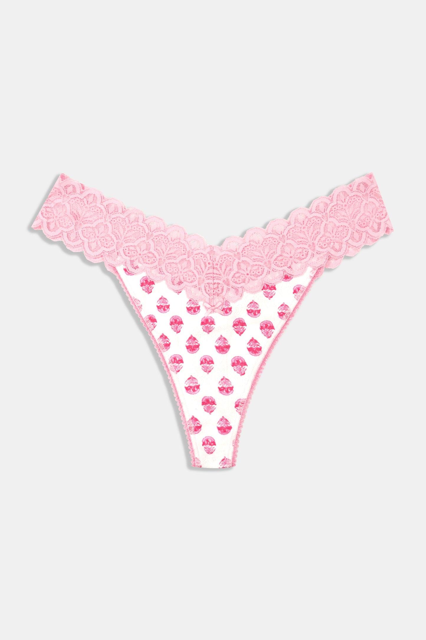 Ditsy Daisy Pointelle Jay Thong