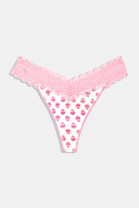 Ditsy Daisy Pointelle Jay Thong