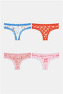 Globe Trotter Thong 4 Pack