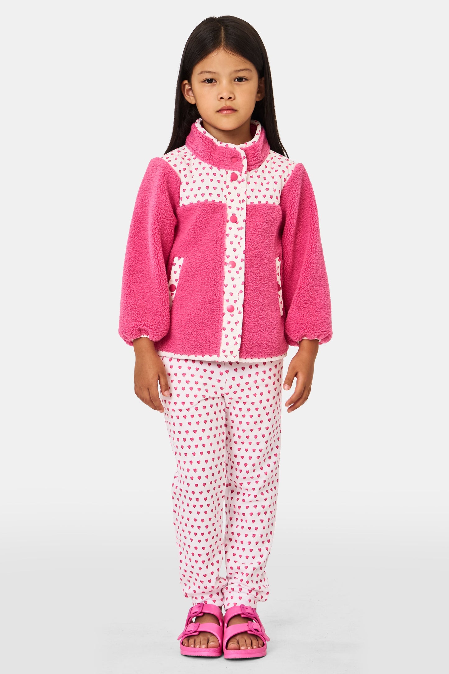 Roller Rabbit Kids Pink Hearts Sweatpants
