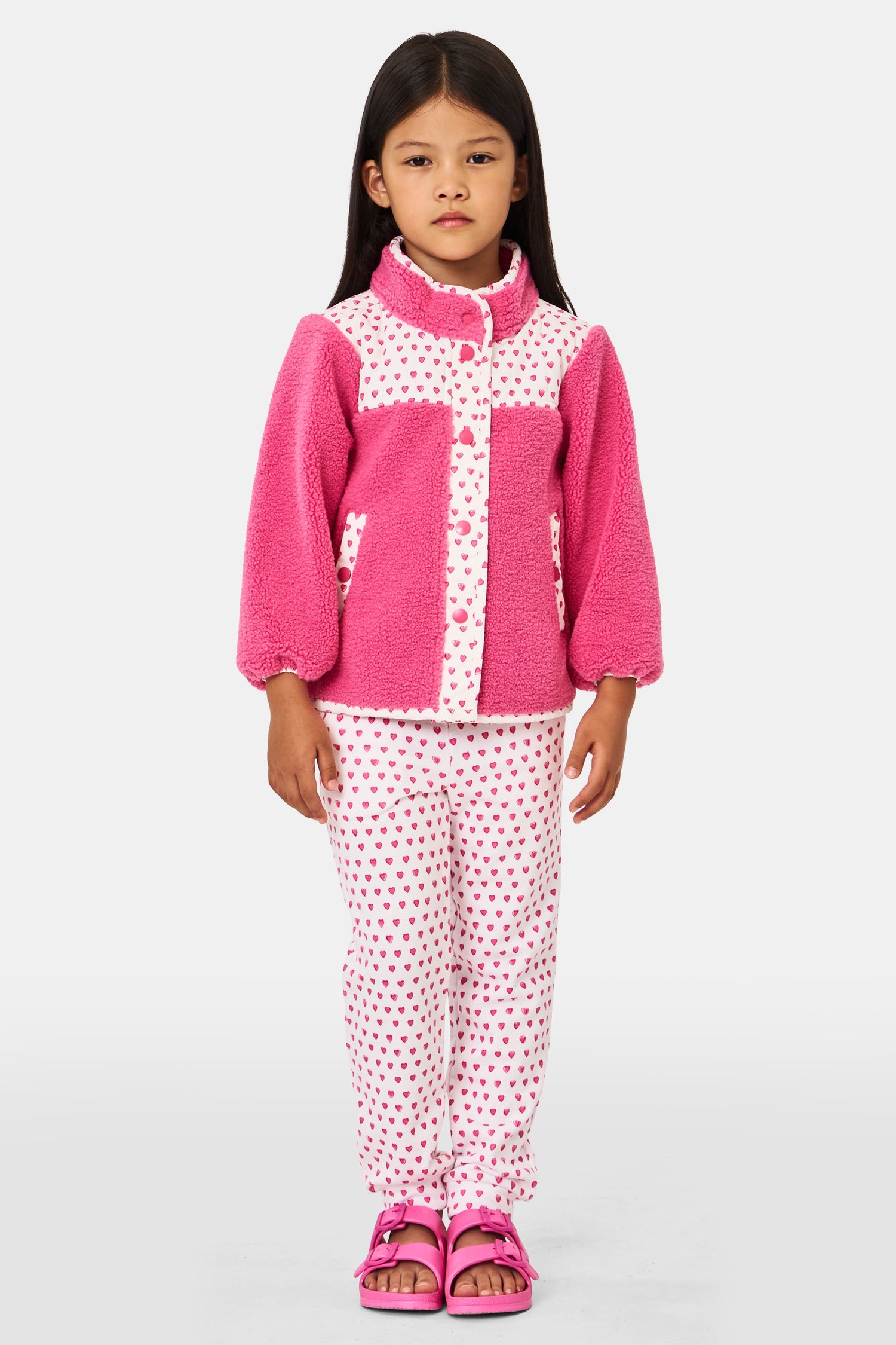 Roller Rabbit Kids Pink Hearts Sweatpants
