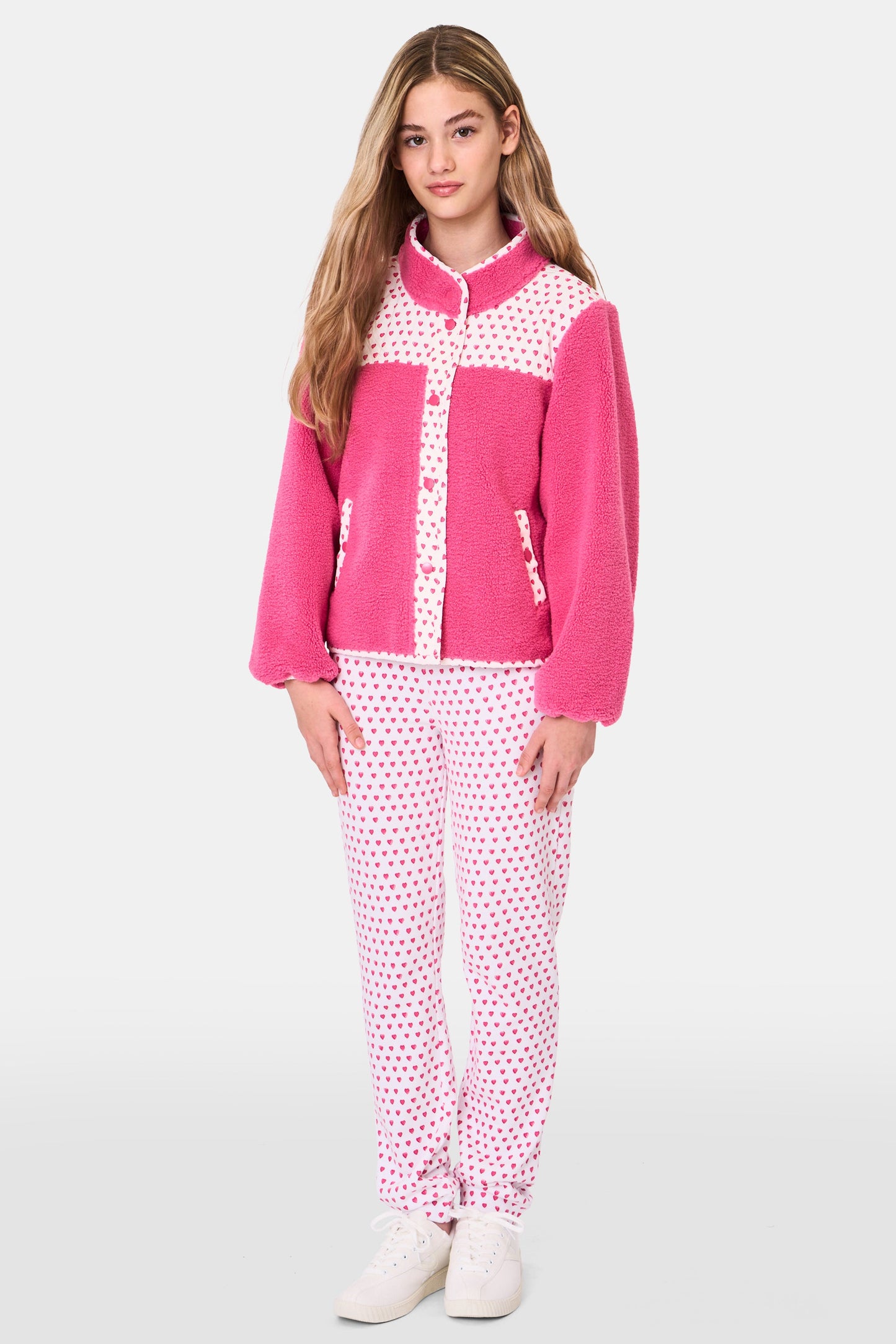 Roller Rabbit Kids Pink Hearts Sweatpants