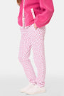 Roller Rabbit Kids Pink Hearts Sweatpants