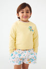 Roller Rabbit Kids Pool Party Crewneck Yellow