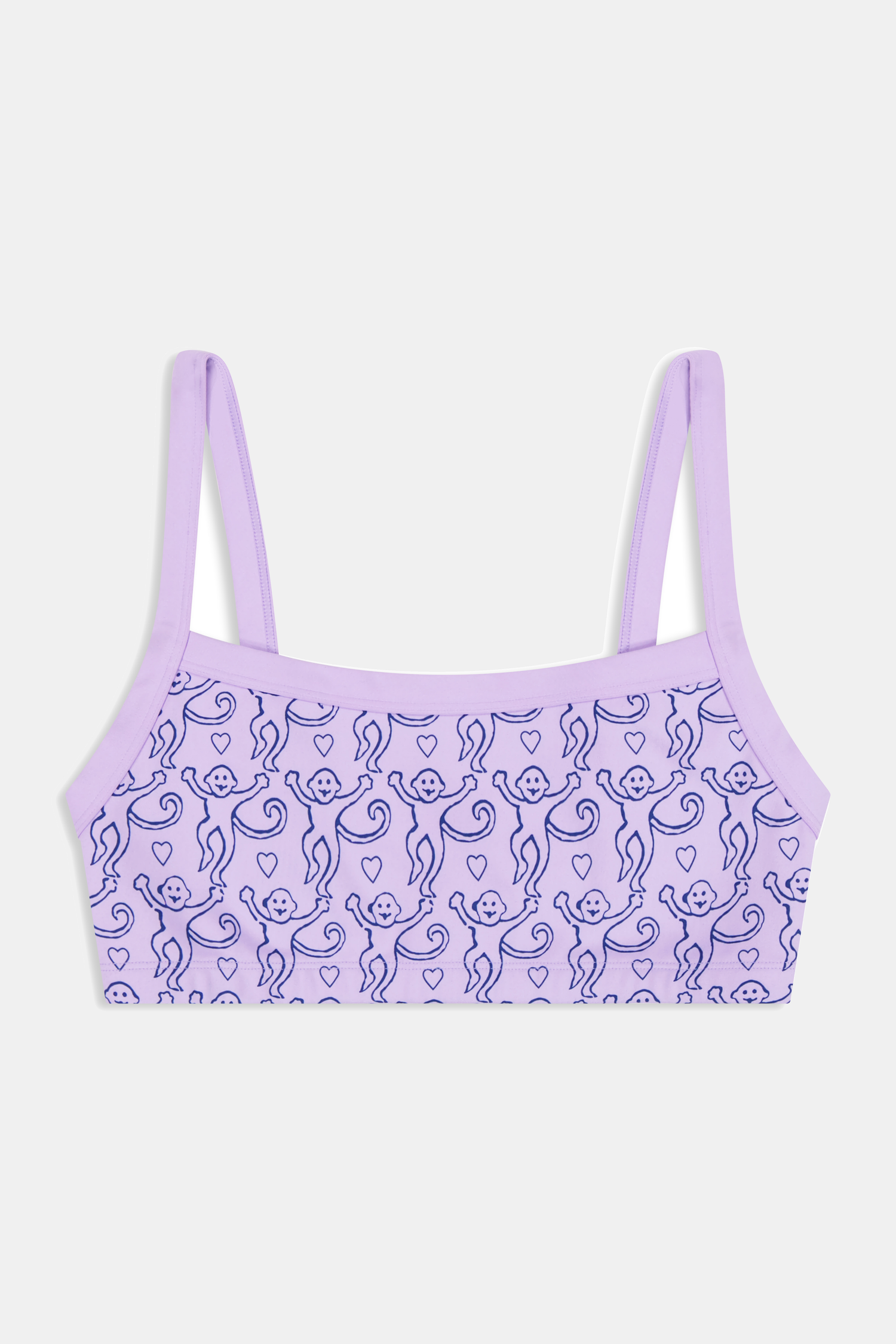 Roller Rabbit Lavender Monkey Keeley Sports Bra