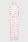 Roller Rabbit Pink Sugar Doily Beaux Long Sleeve Polo Pajamas