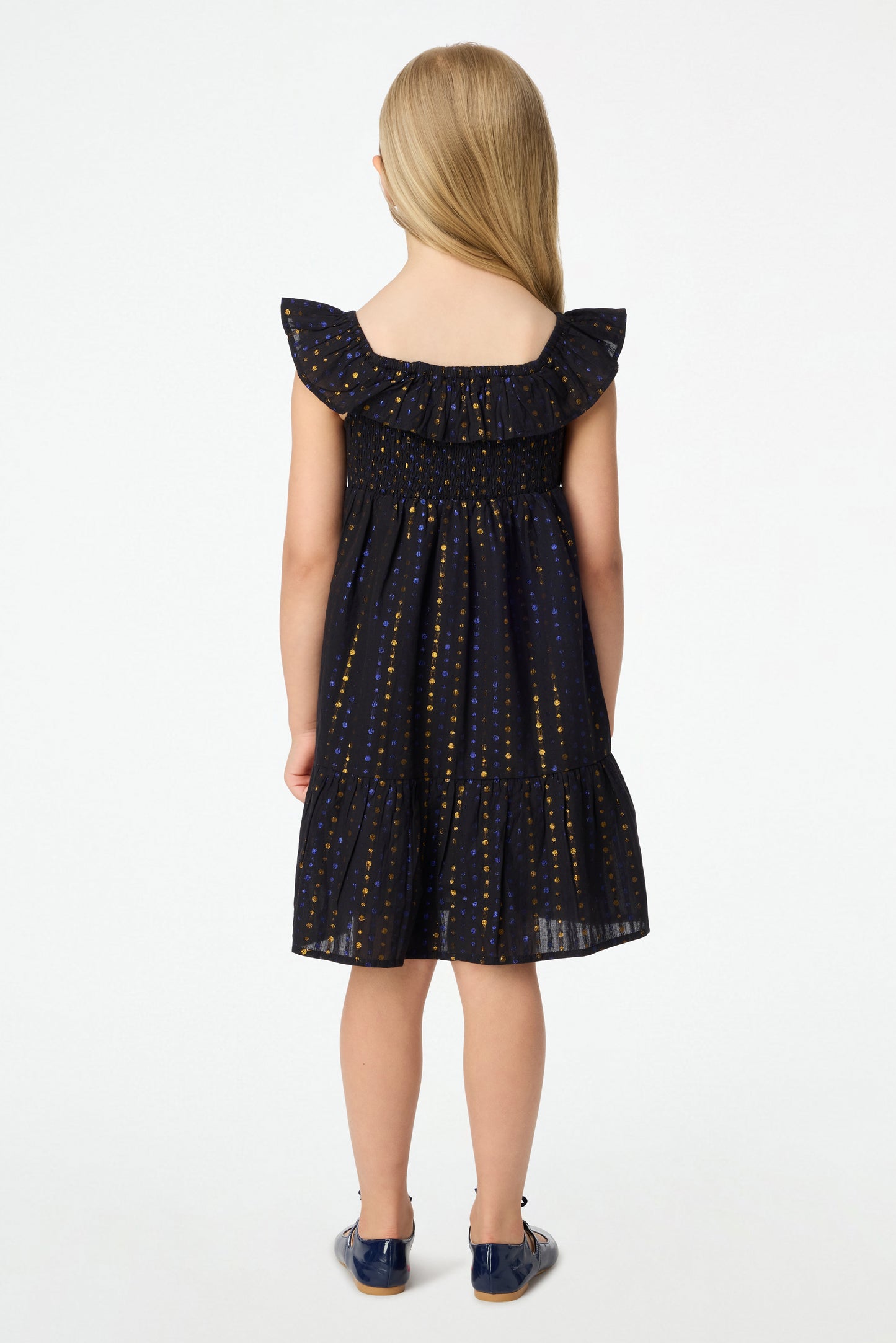 Kids Lurex Dot Ryan Dress