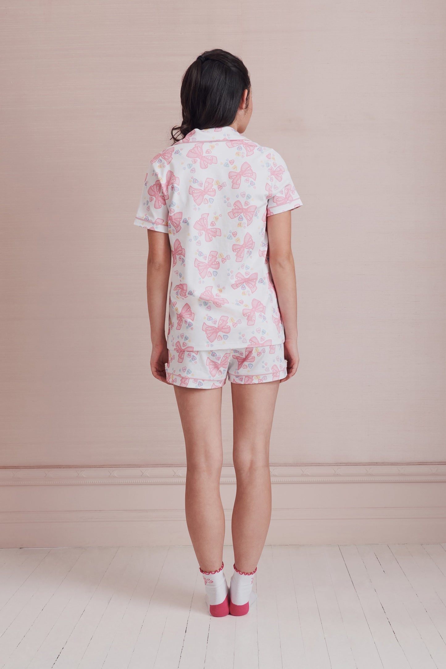 Roller Rabbit Pink Sugar Doily Beaux Polo Pajamas