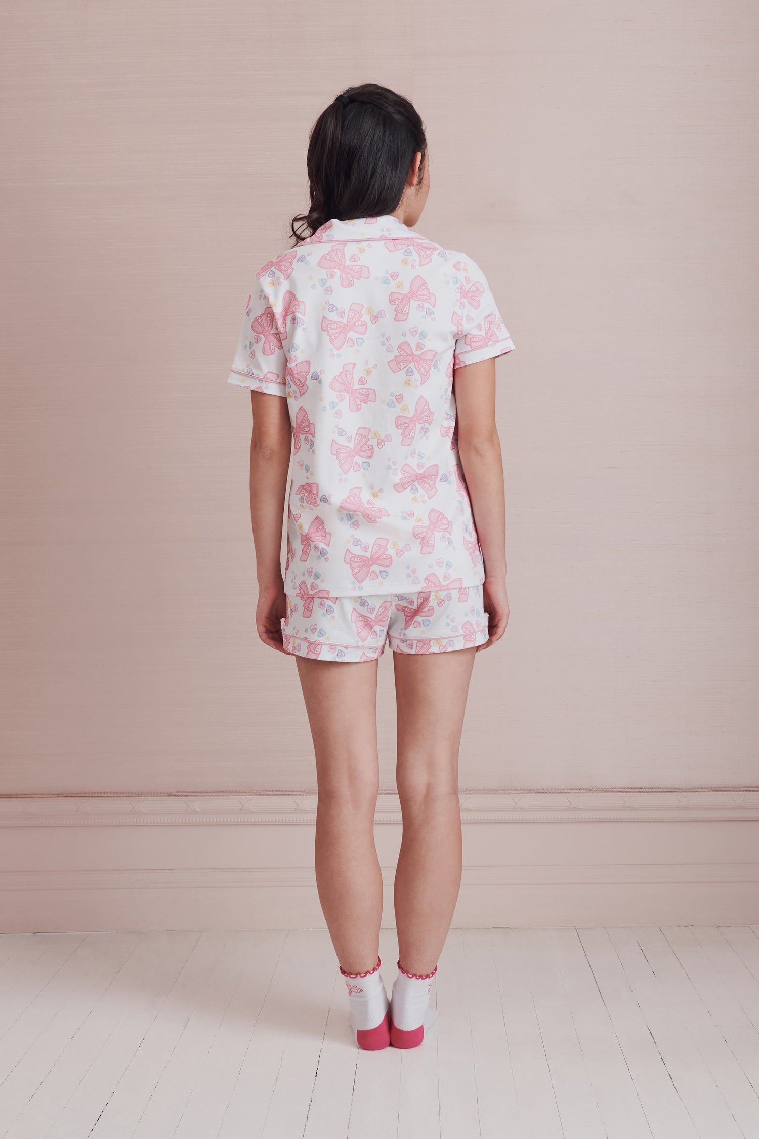 Roller Rabbit Pink Sugar Doily Beaux Polo Pajamas