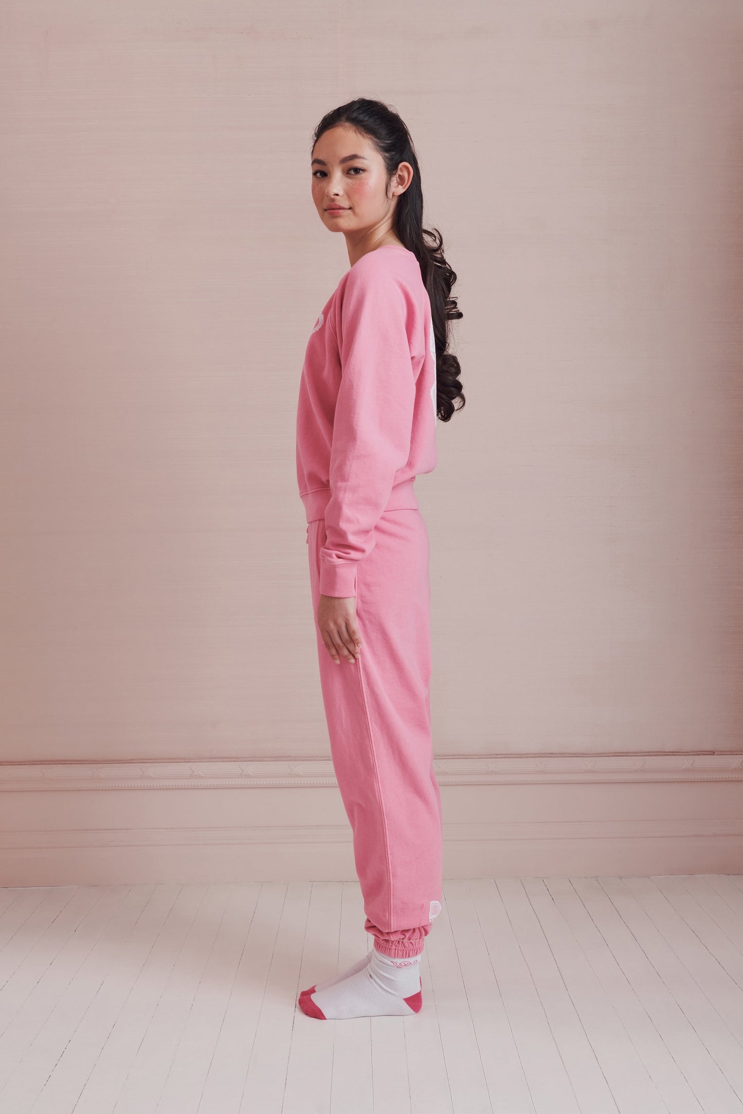 Roller Rabbit Blush Vintage Valentine Sweatpants