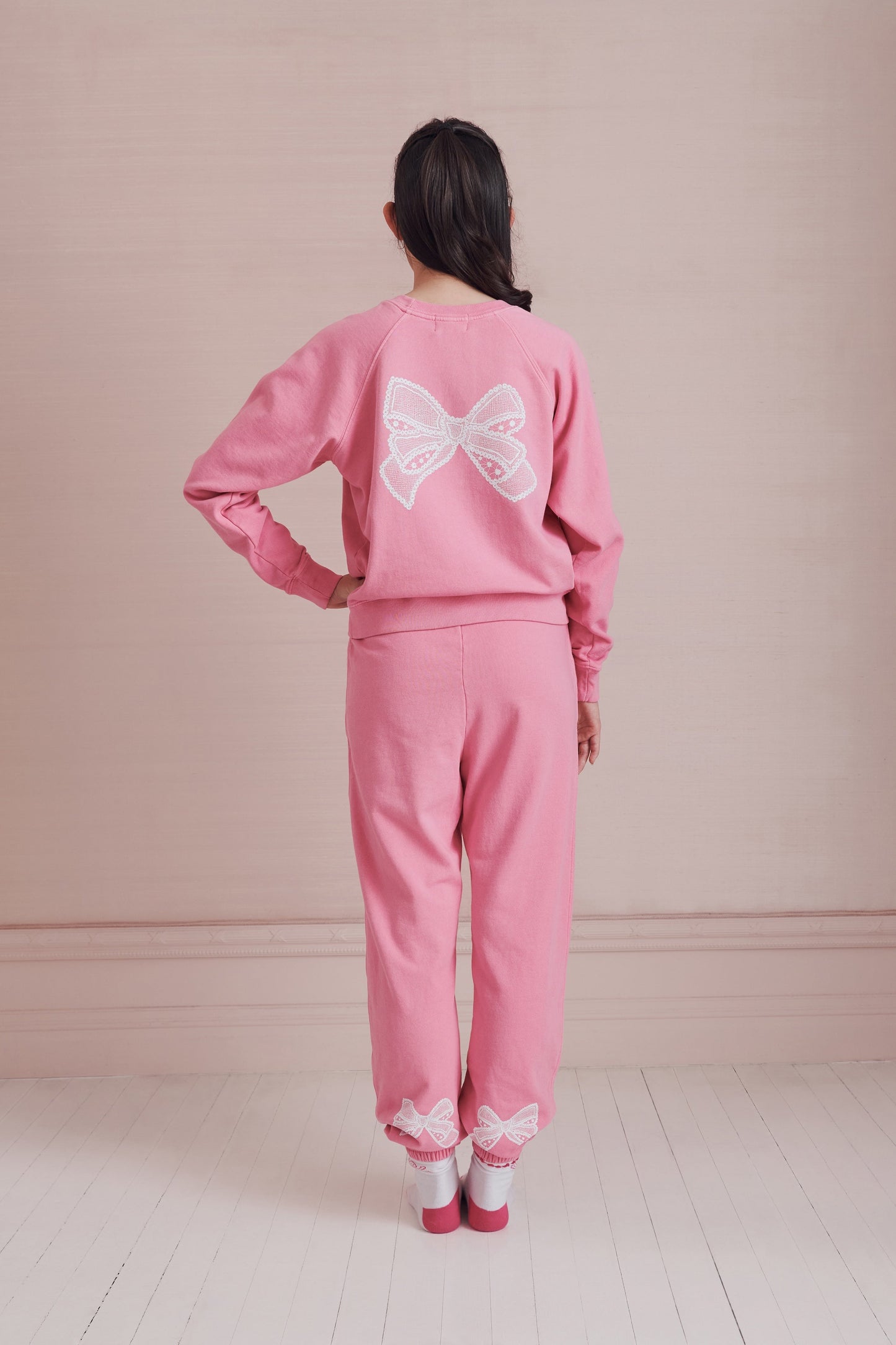 Roller Rabbit Blush Vintage Valentine Sweatpants