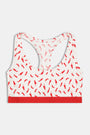 Roller Rabbit Red Picante Madison Racerback Bralette