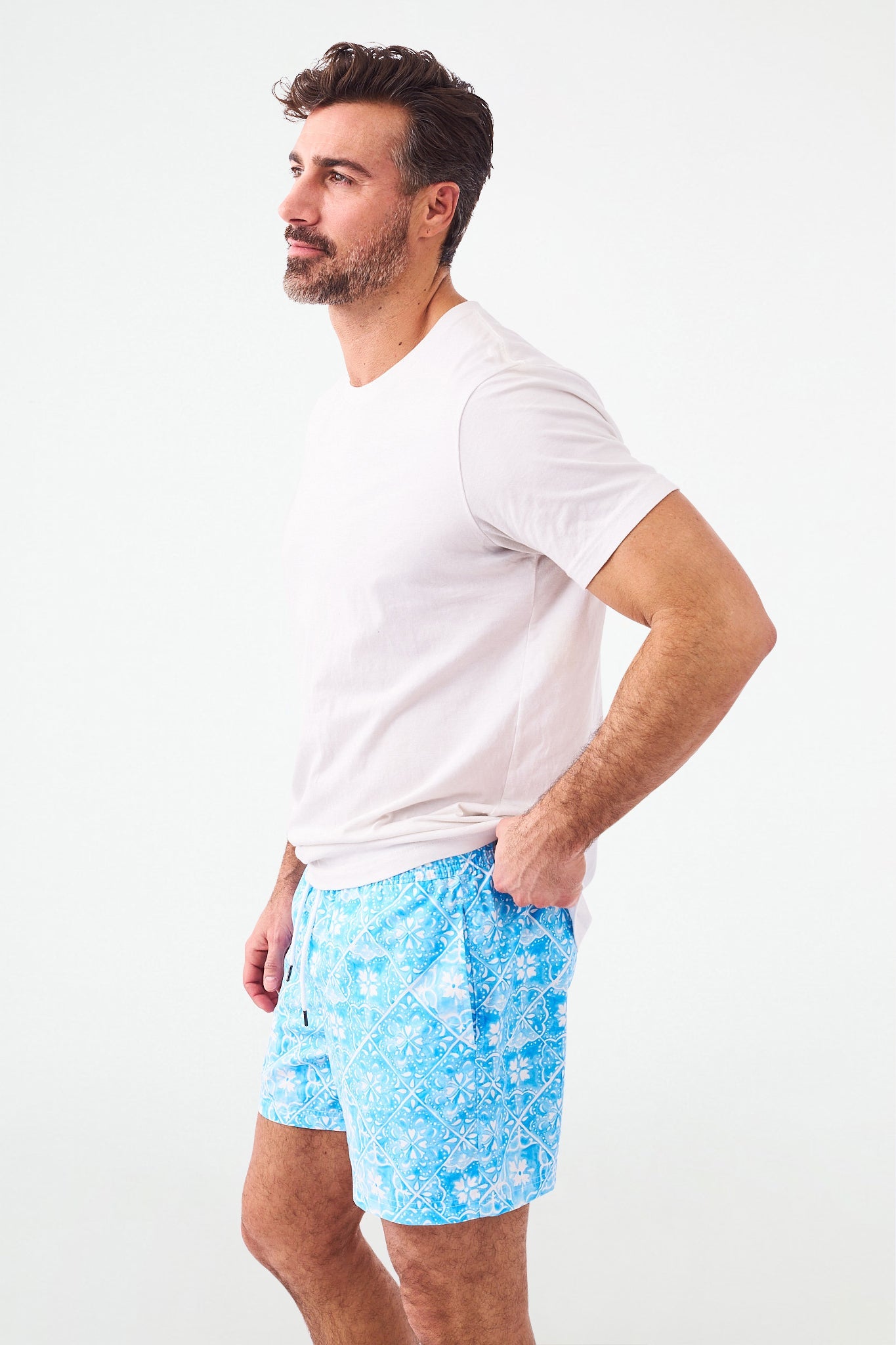 Mens Tuiles Swim Trunk