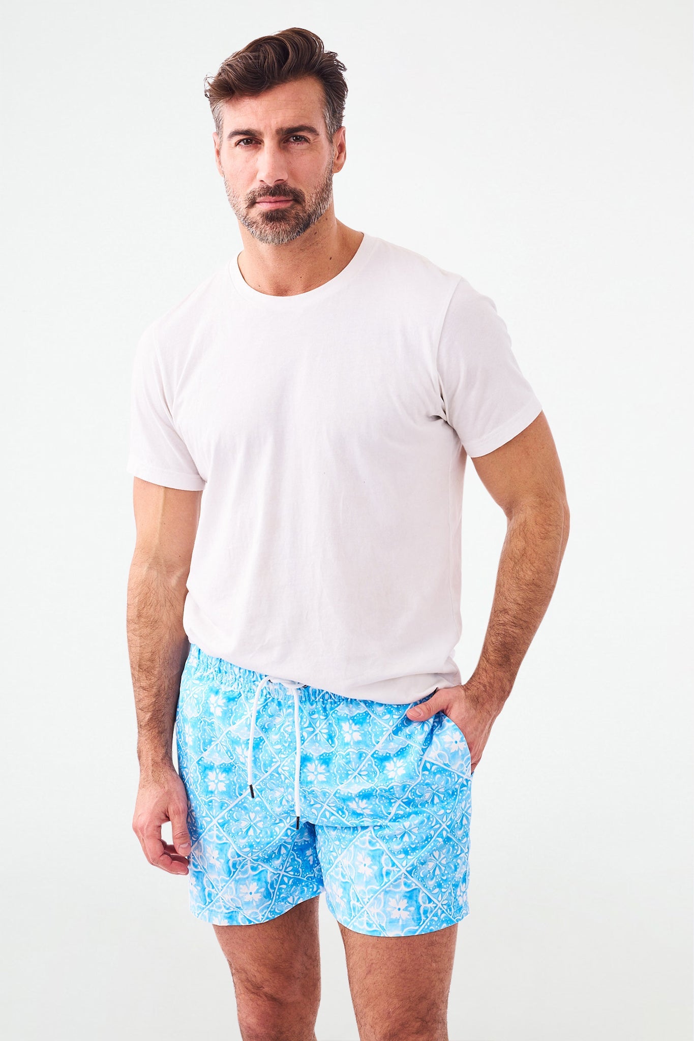 Mens Tuiles Swim Trunk