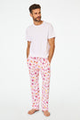 Roller Rabbit Men's Orange Fall-A-Palooza Troy Pajamas